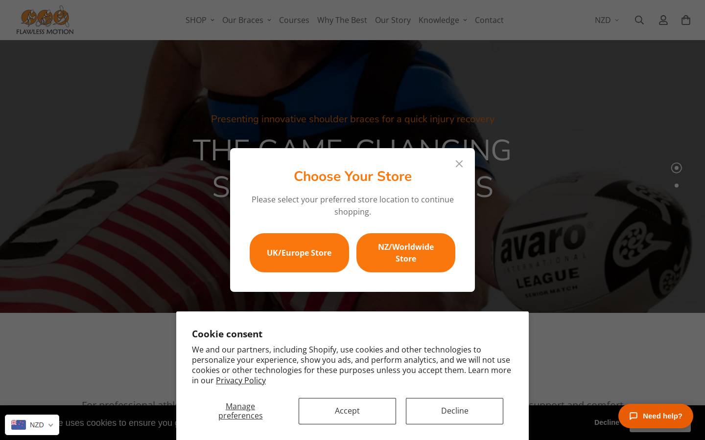 flawlessmotion.com homepage screenshot