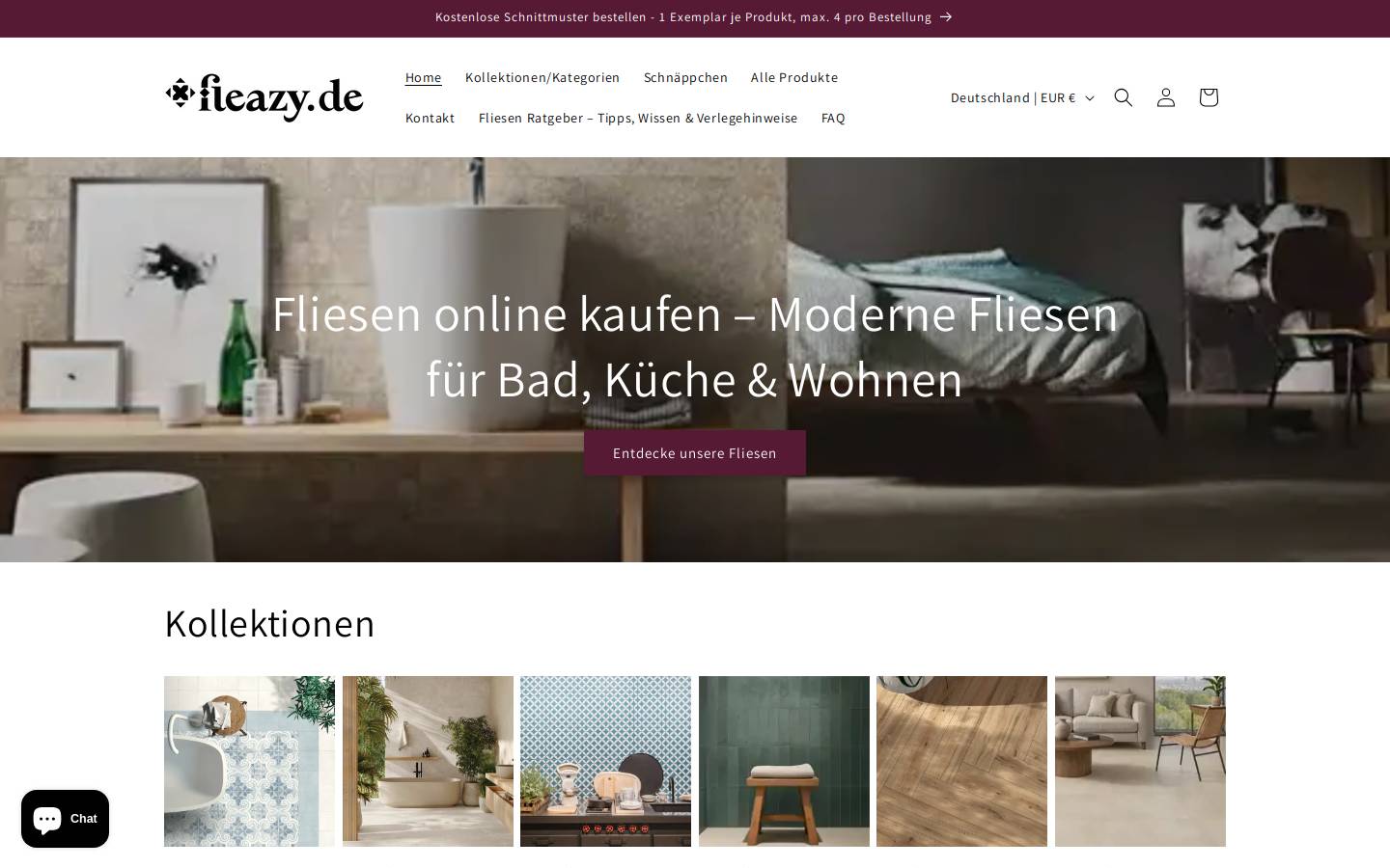 fleazy.de homepage screenshot