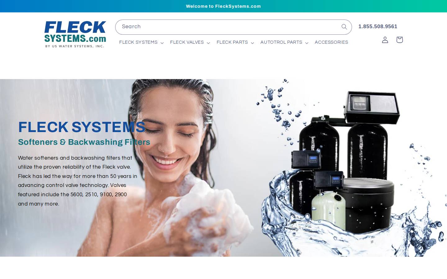 flecksystems.com homepage screenshot