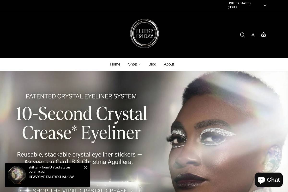 fleekyfriday.com homepage screenshot