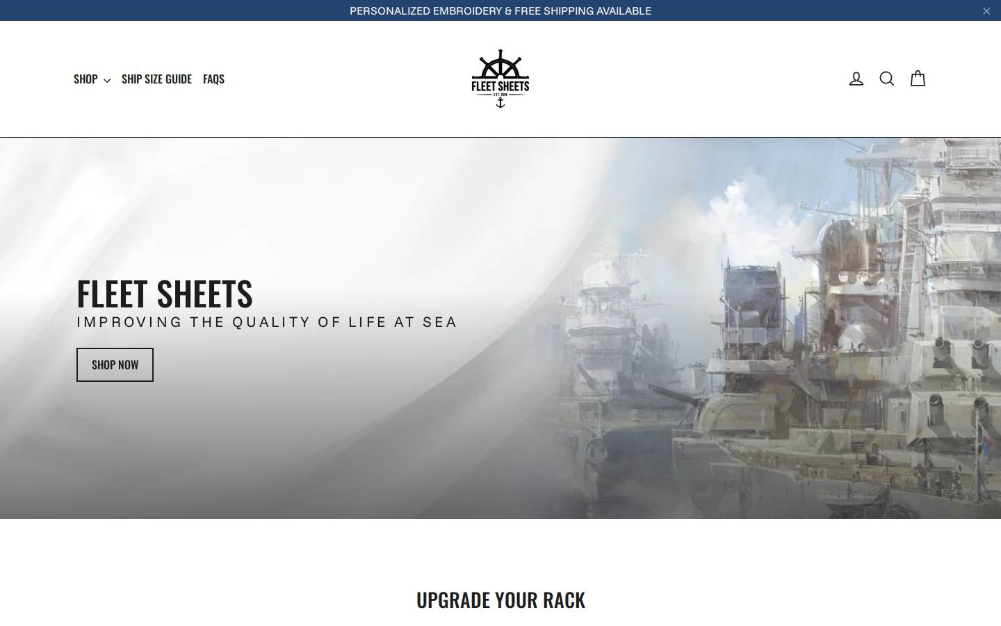 fleetsheets.com homepage screenshot
