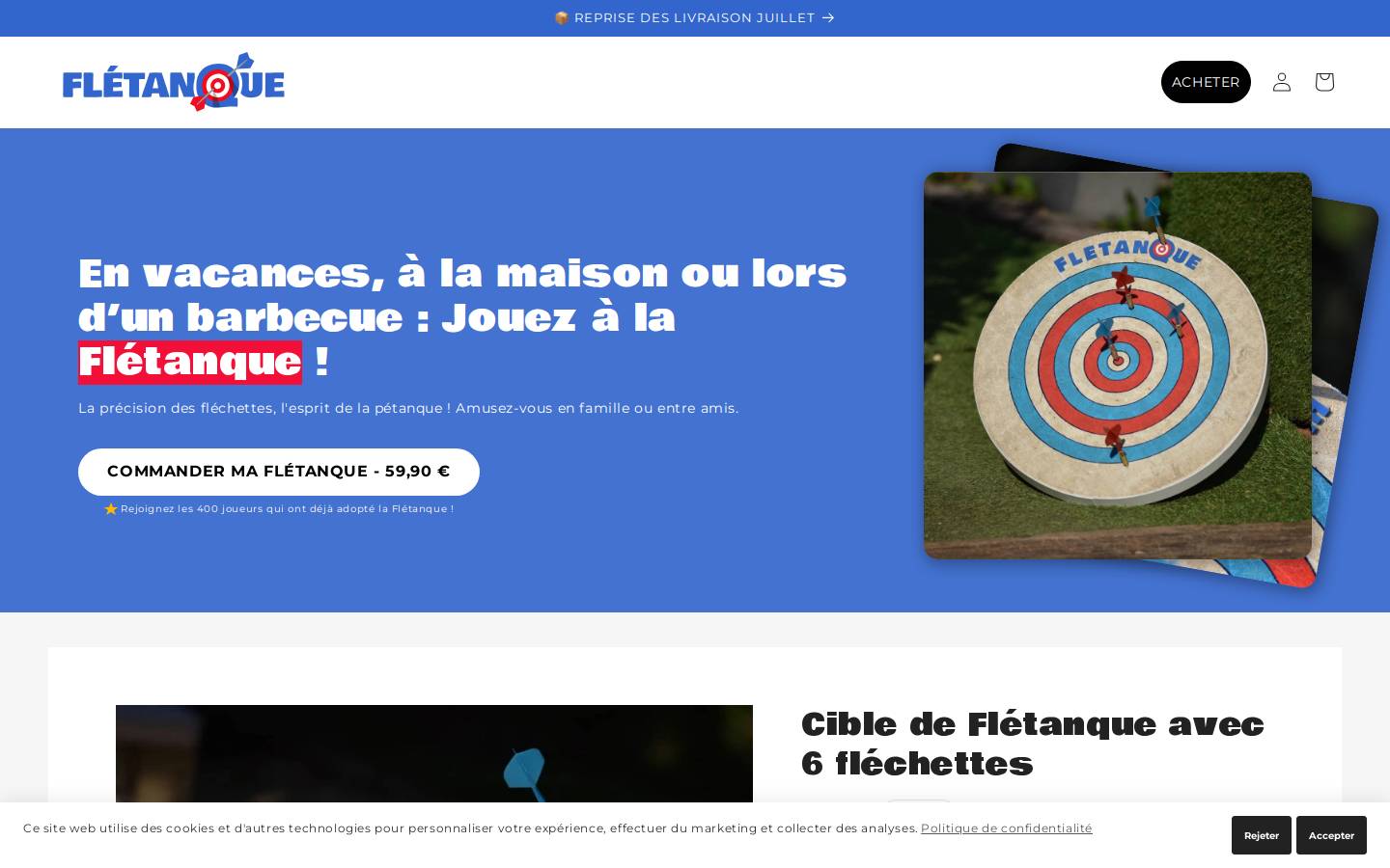 fletanque.com homepage screenshot