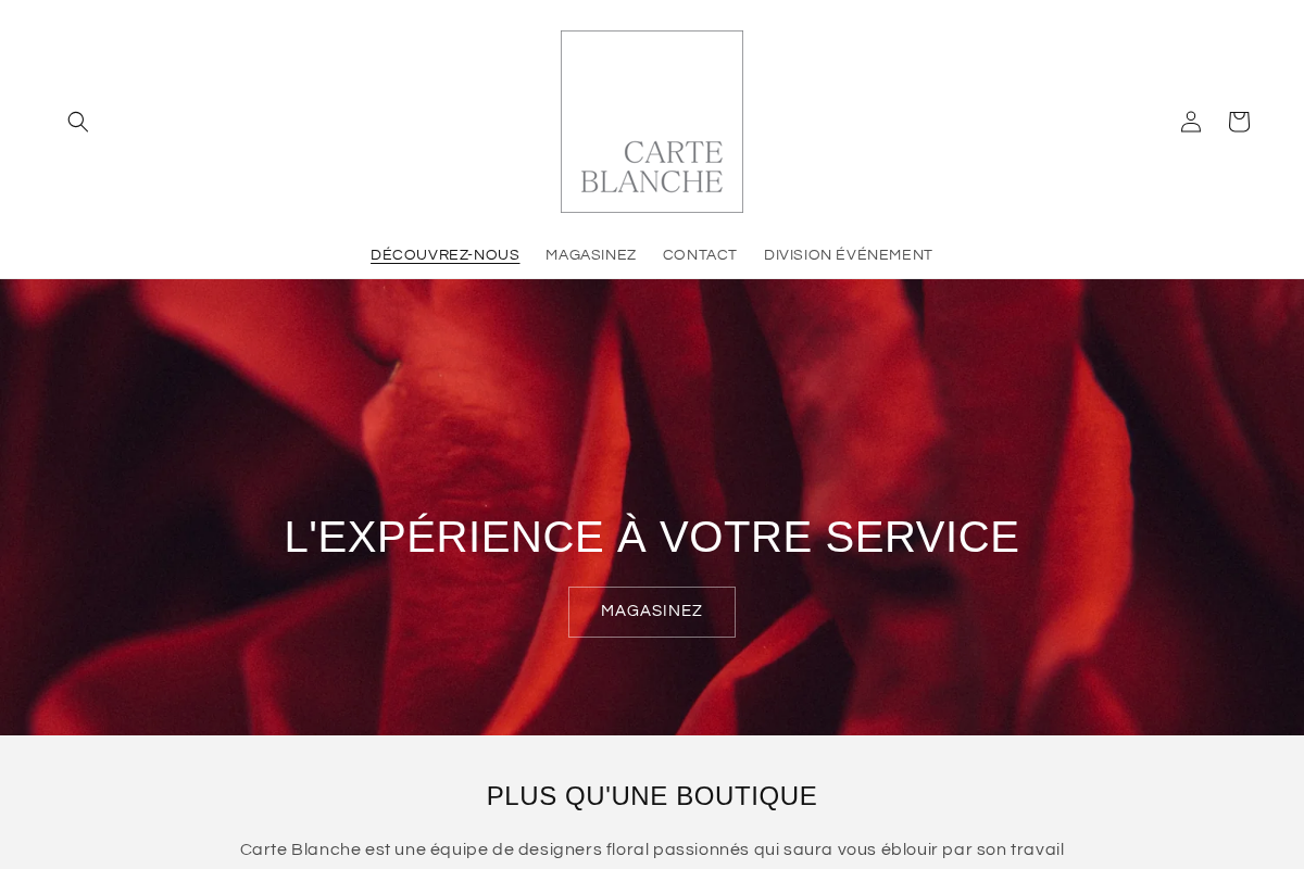 fleur.com homepage screenshot