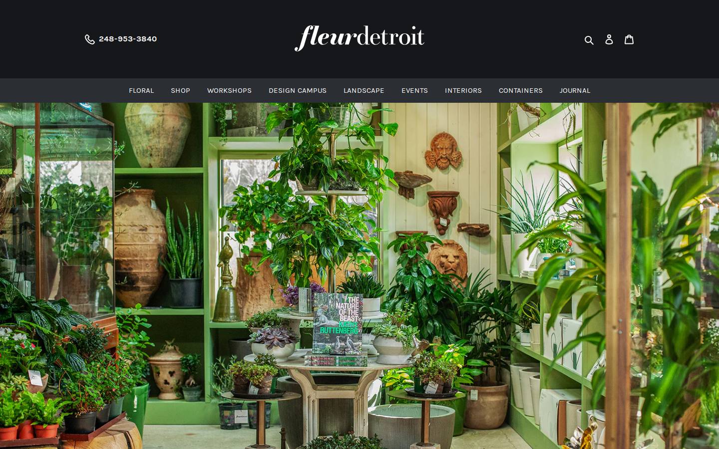fleurdetroit.com homepage screenshot