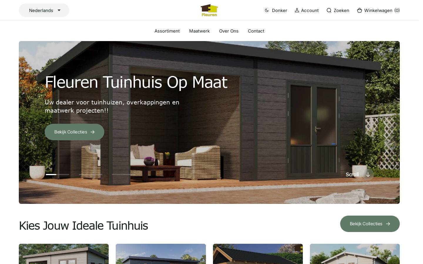 fleuren.be homepage screenshot