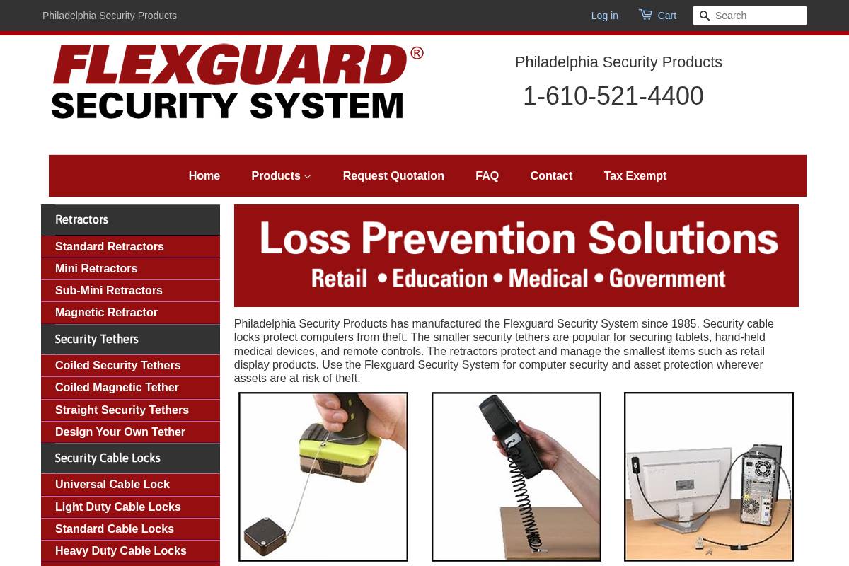 flexguard.com homepage screenshot