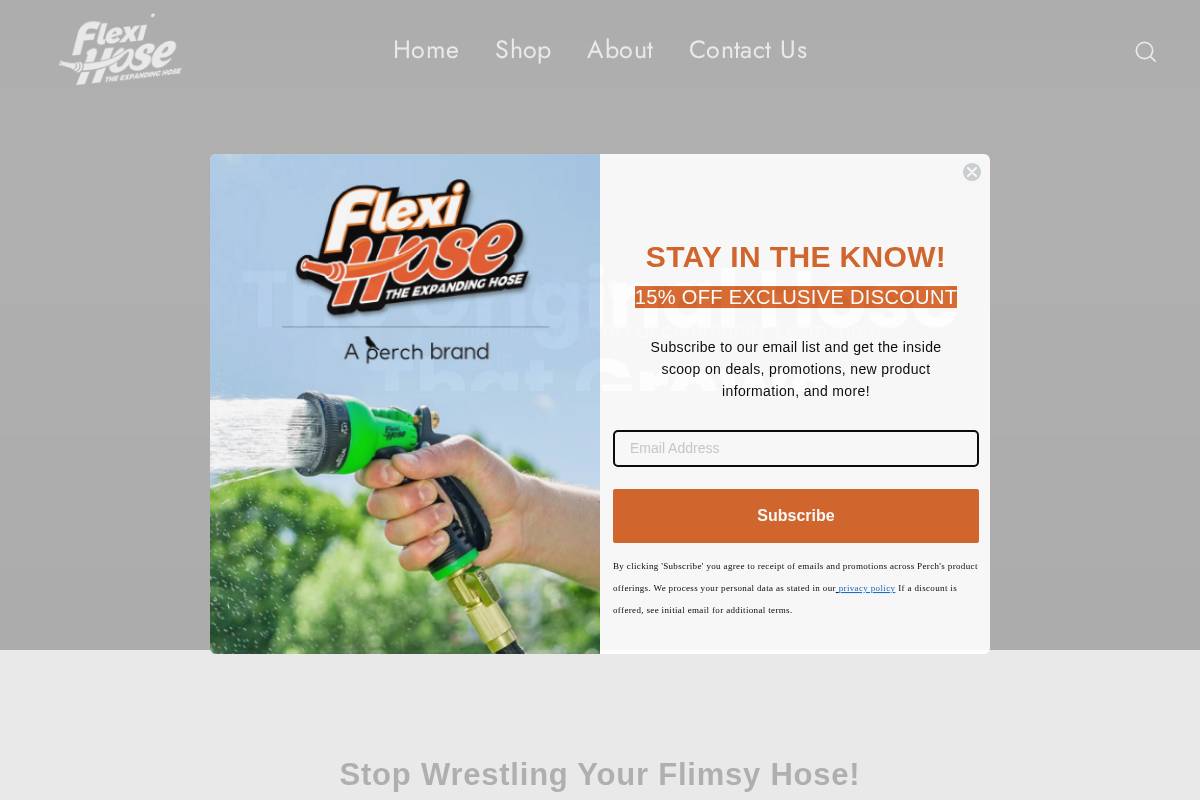 flexihose.com homepage screenshot