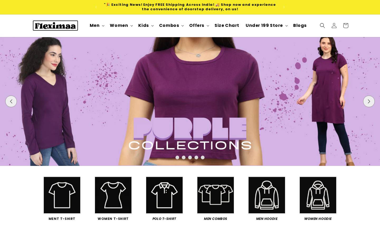 fleximaa.com homepage screenshot