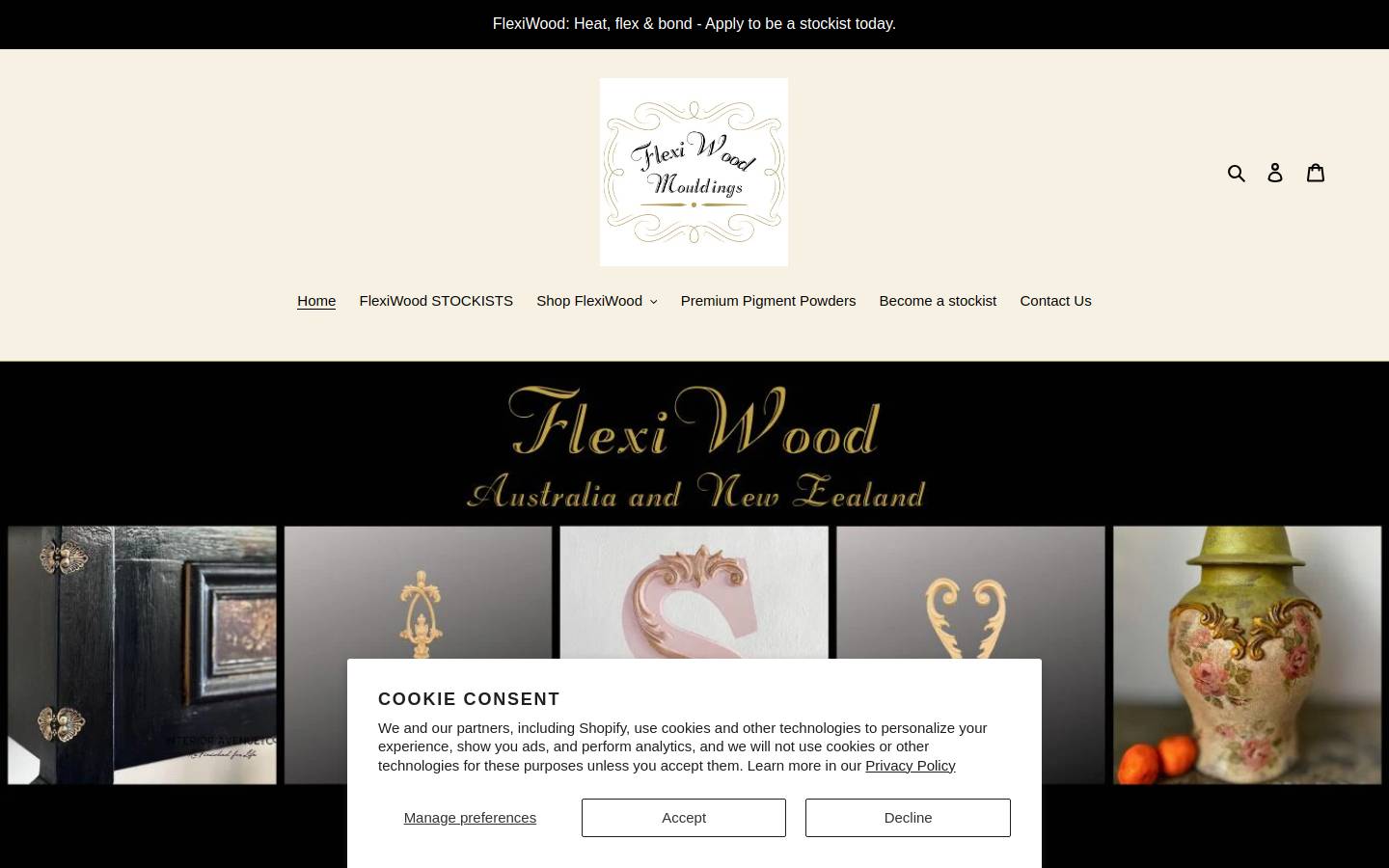 flexiwoodaustralia.com homepage screenshot