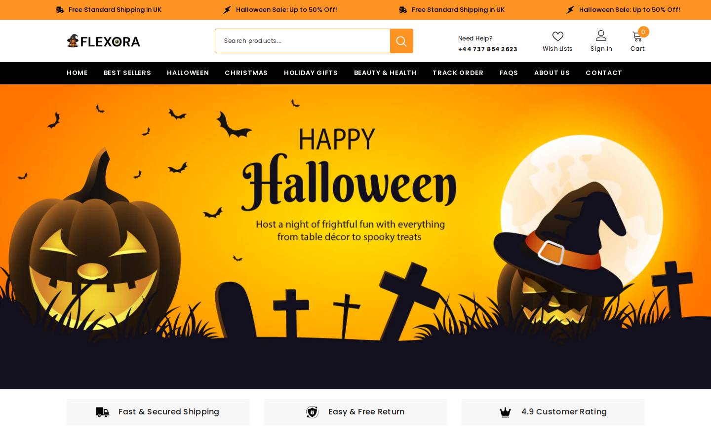 flexora-store.com homepage screenshot