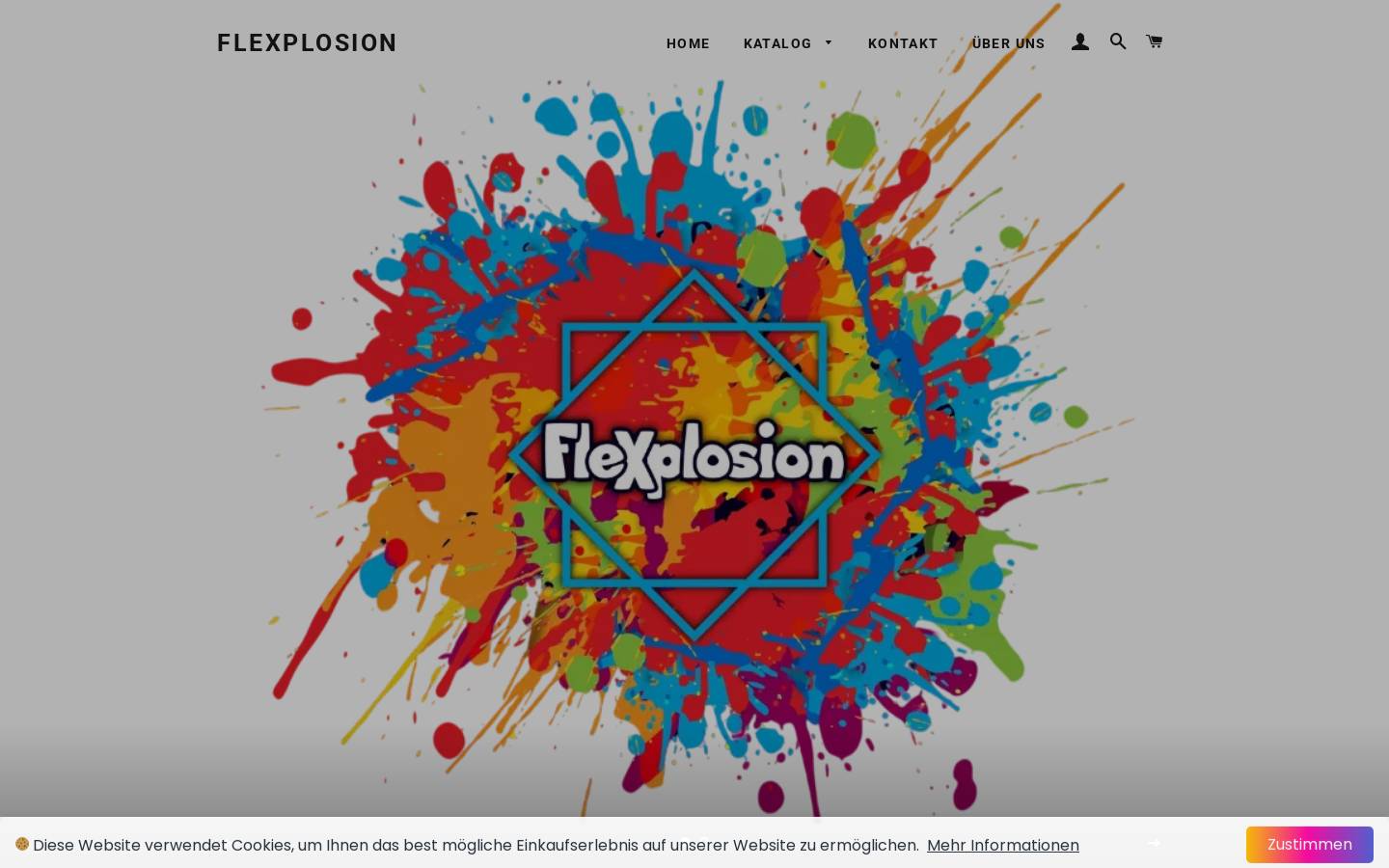 flexplosion.de homepage screenshot