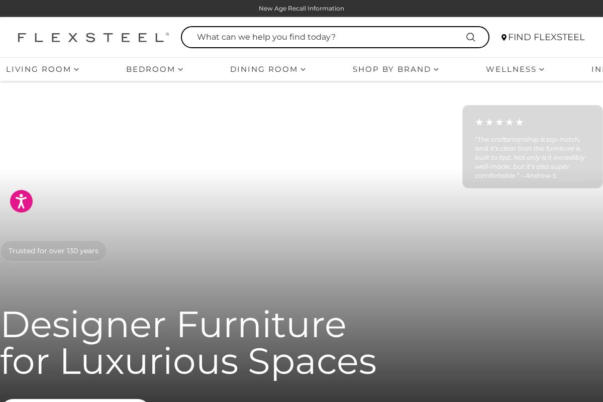 Flexsteel Industries, Inc. homepage screenshot