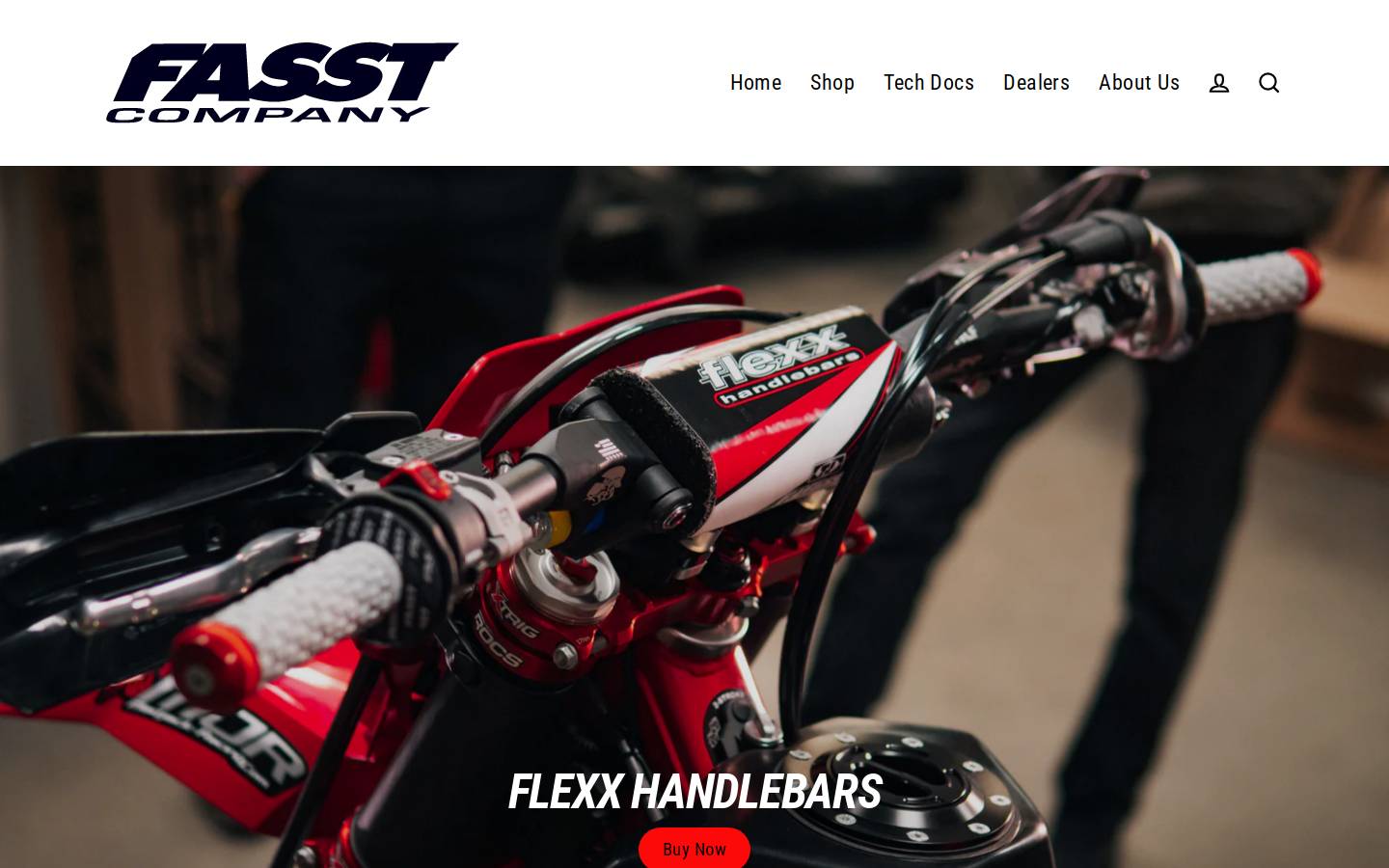 flexxhandlebarsystem.com homepage screenshot