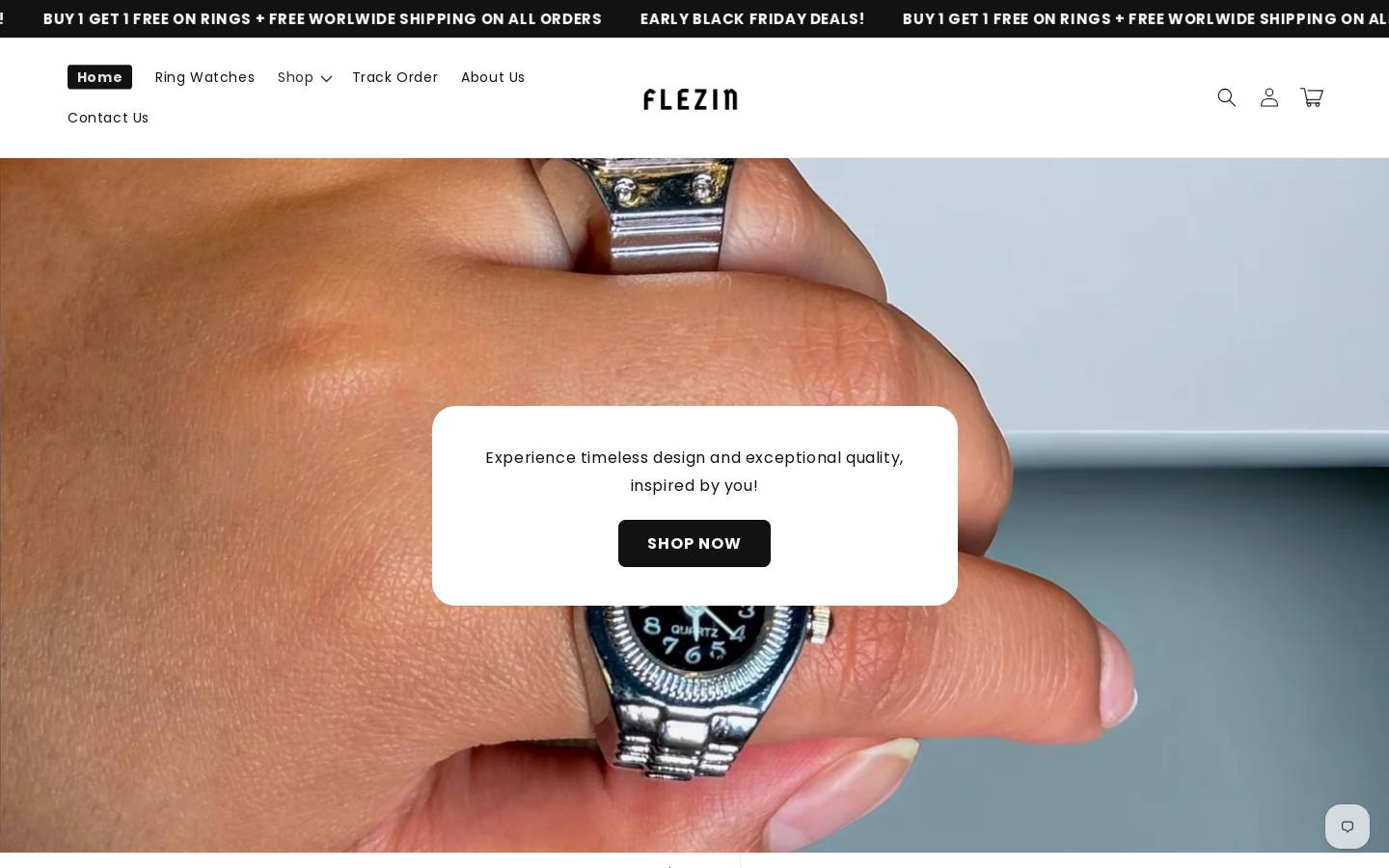 flezin.com homepage screenshot