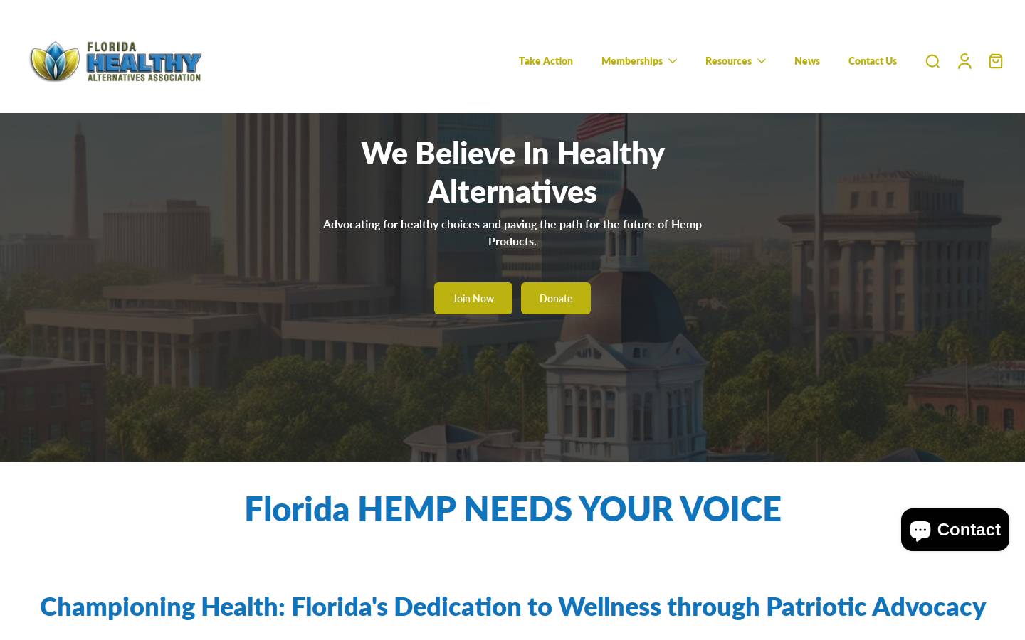 flhaa.org homepage screenshot