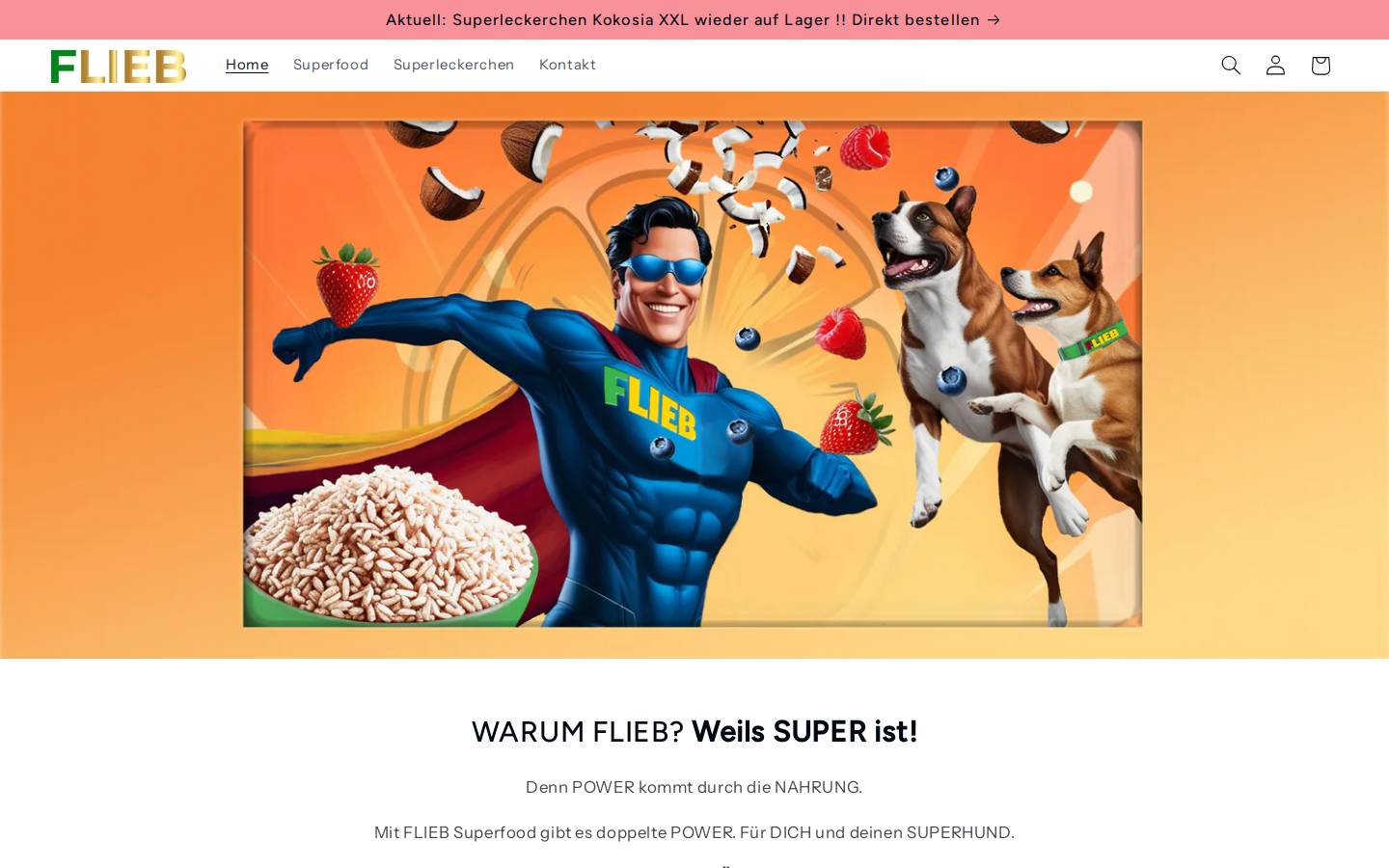 flieb.de homepage screenshot