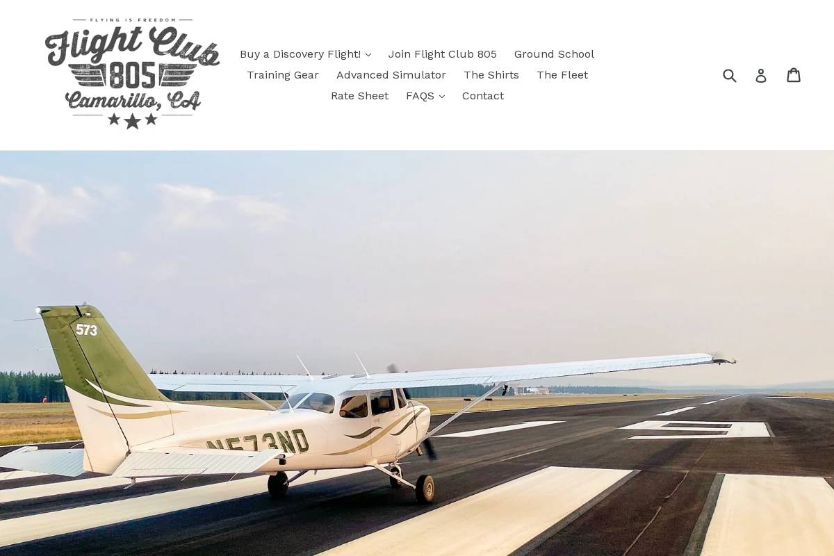 flightclub805.com homepage screenshot