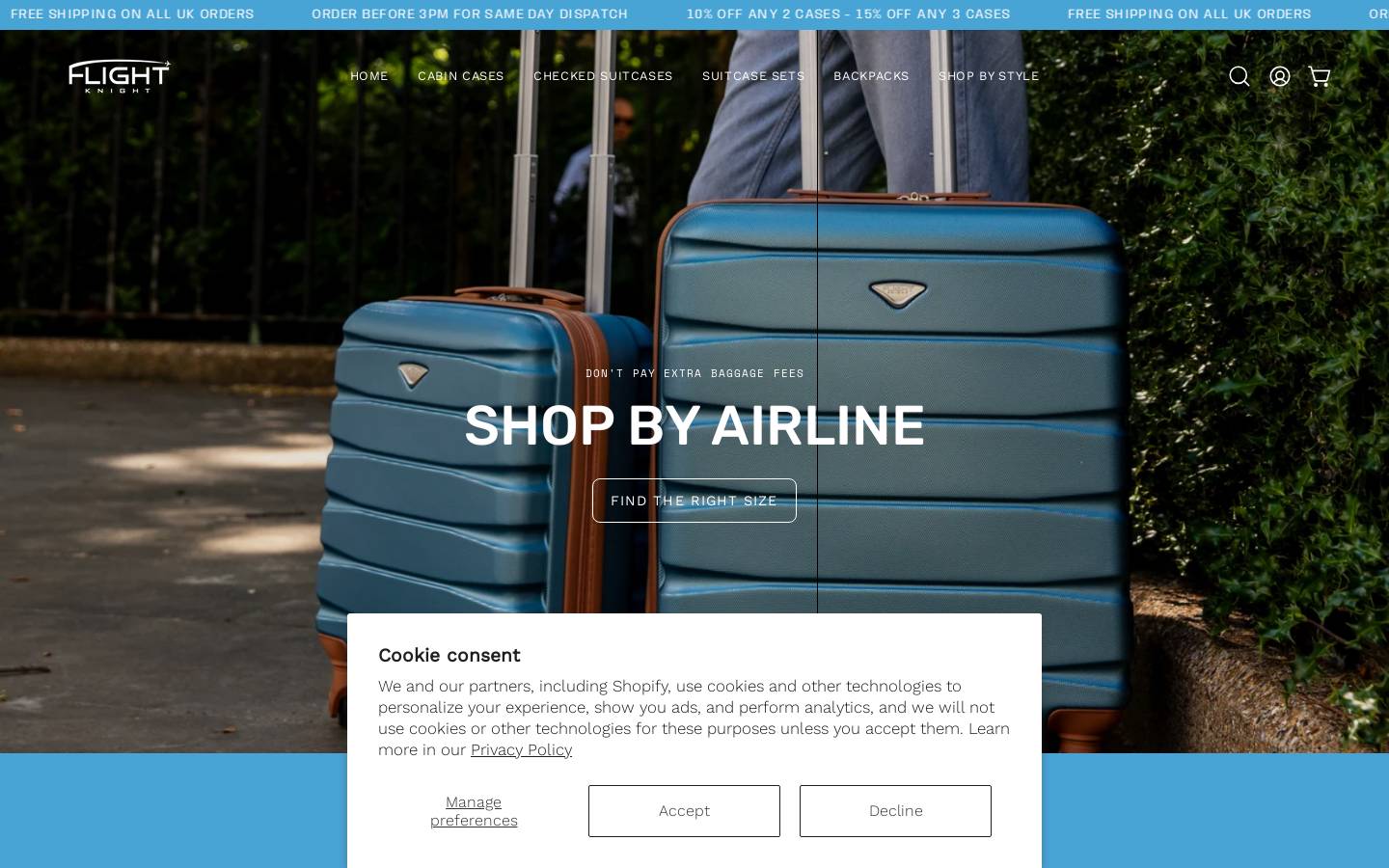 Flight Knight homepage screenshot