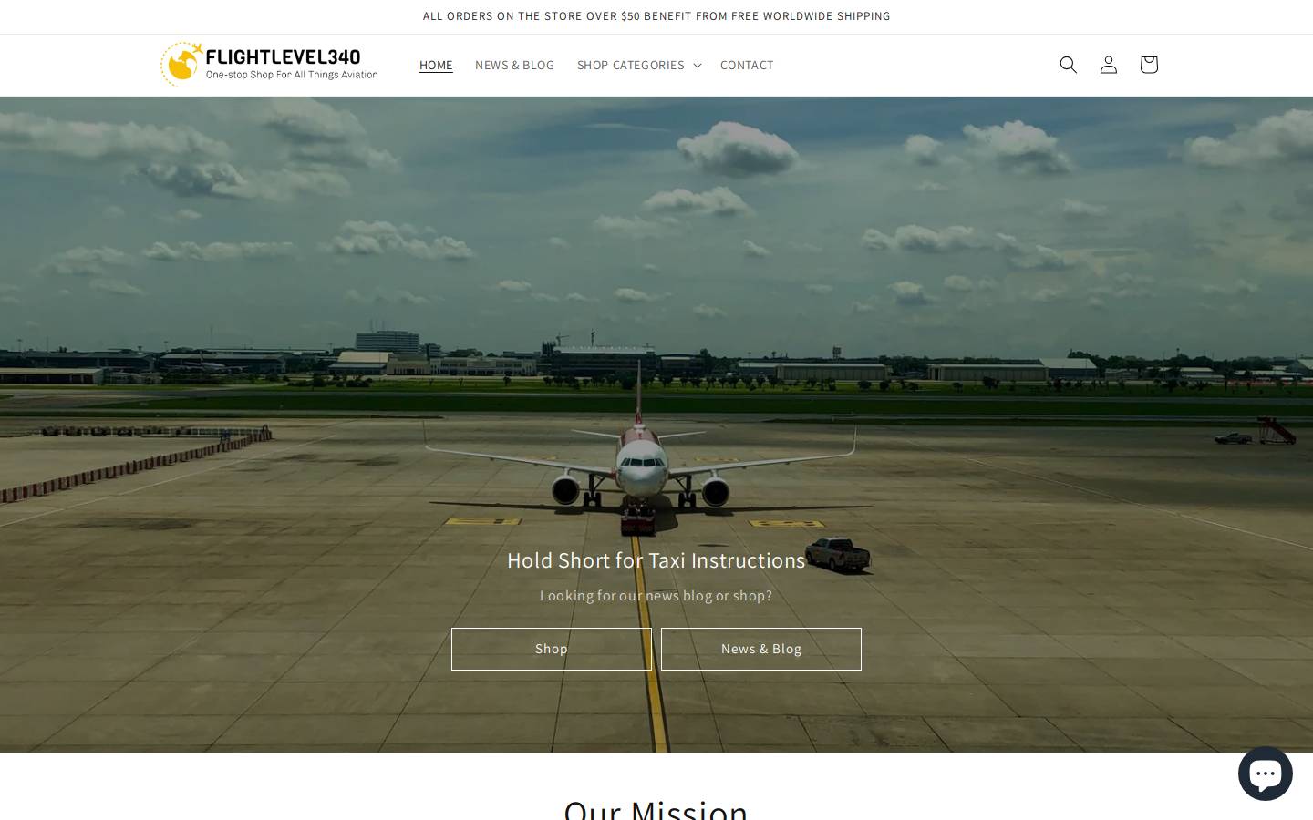 flightlevel340.com homepage screenshot