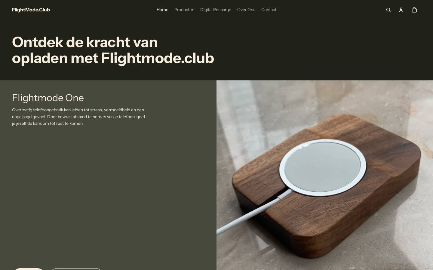 flightmode.club homepage screenshot
