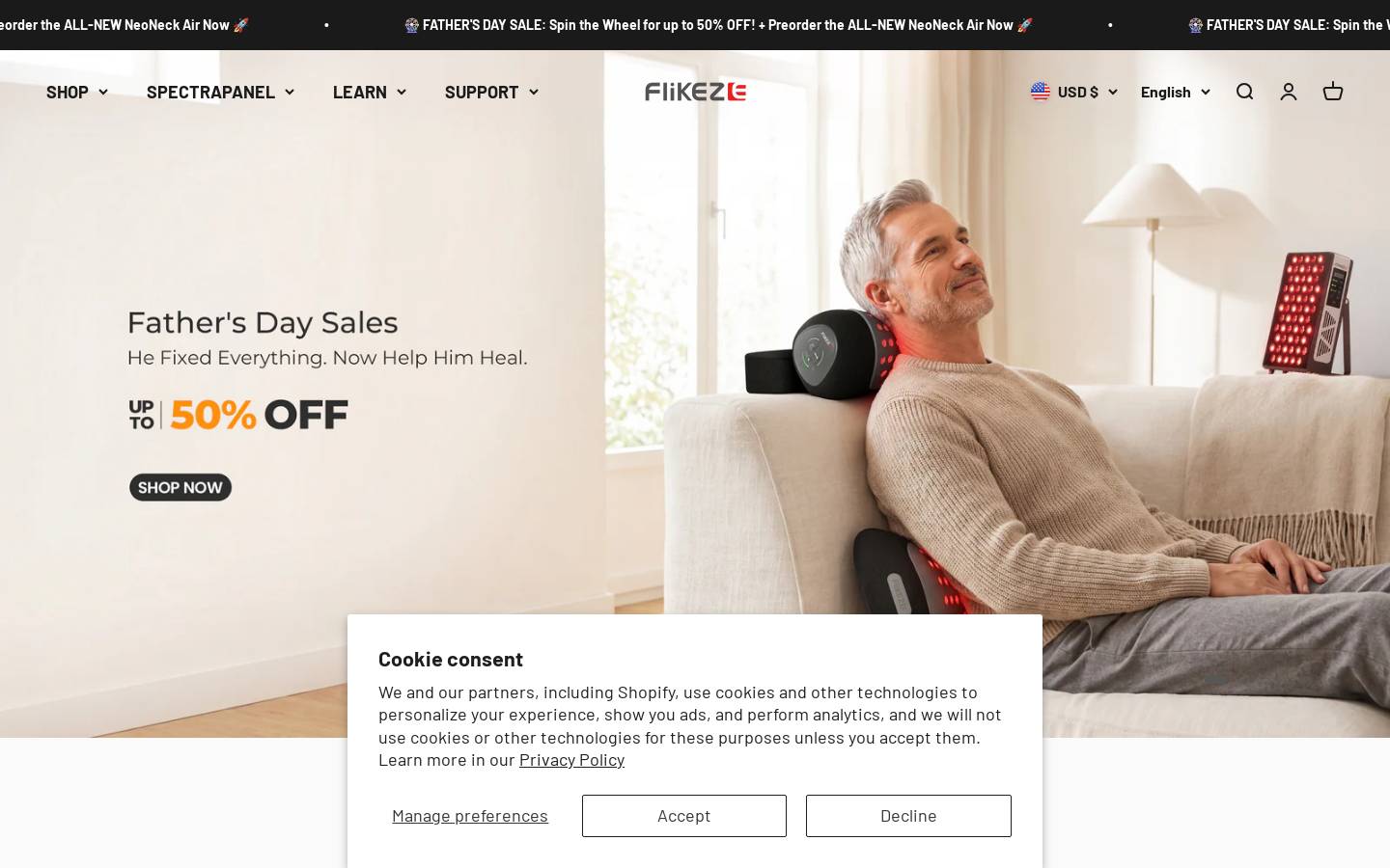 flikeze.com homepage screenshot