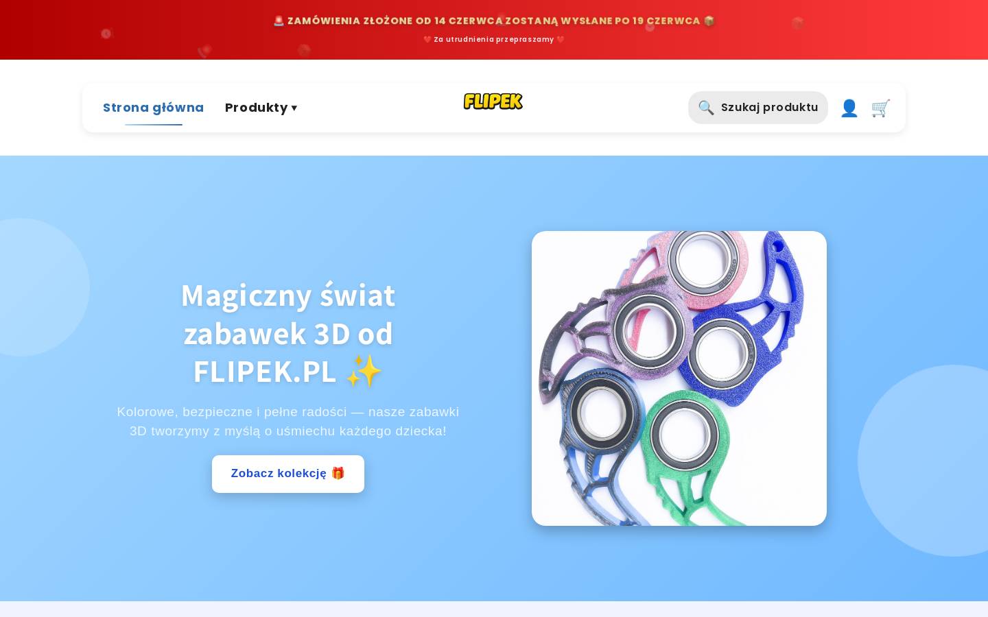 flipek.pl homepage screenshot