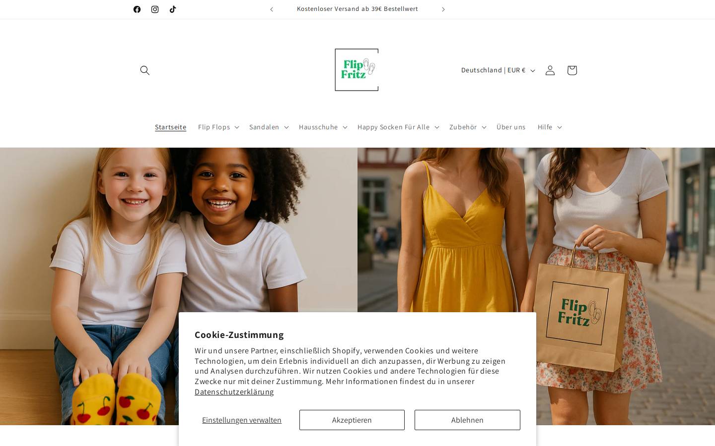 flipfritz.com homepage screenshot