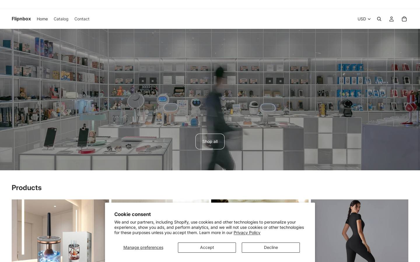 flipnbox.com homepage screenshot