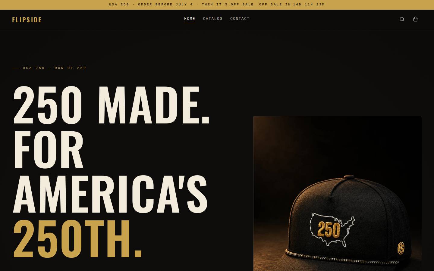 flipsidehat.co homepage screenshot