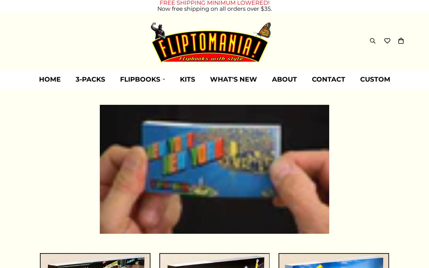 fliptomania.com homepage screenshot