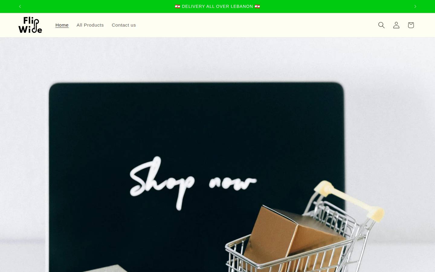 flipwide.com homepage screenshot