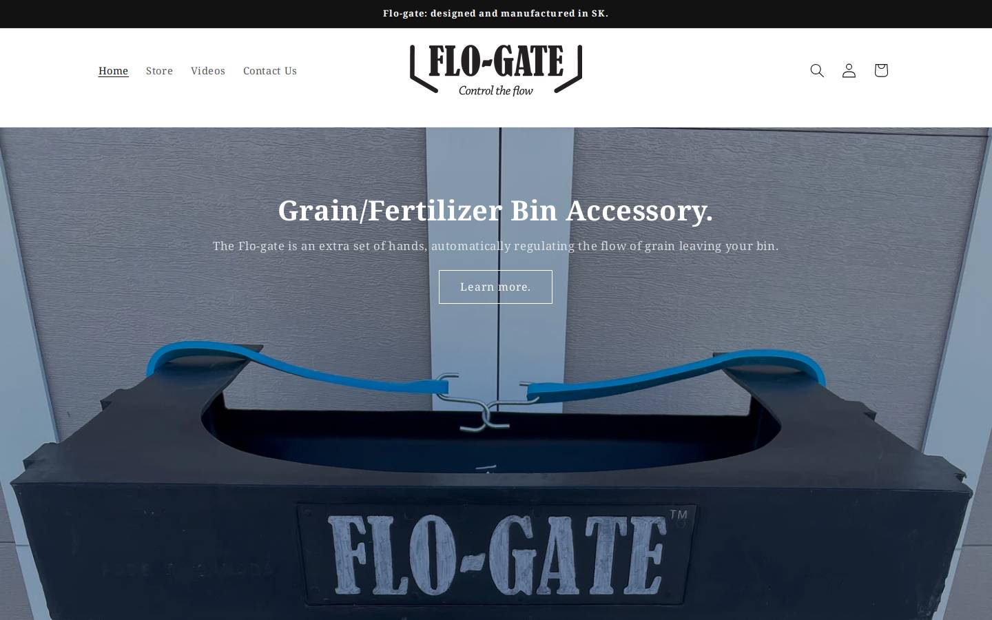 flo-gate.ca homepage screenshot