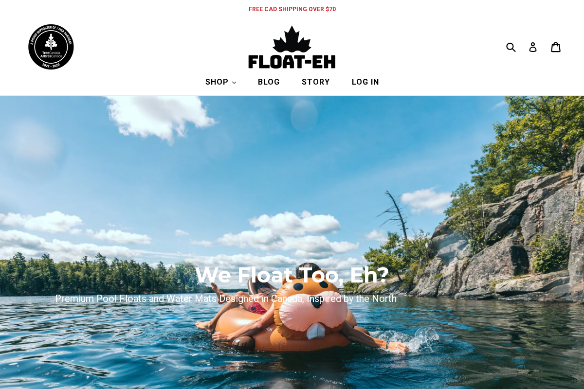 FLOAT-EH homepage screenshot