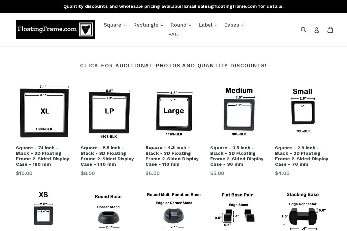 floatingframe.com homepage screenshot