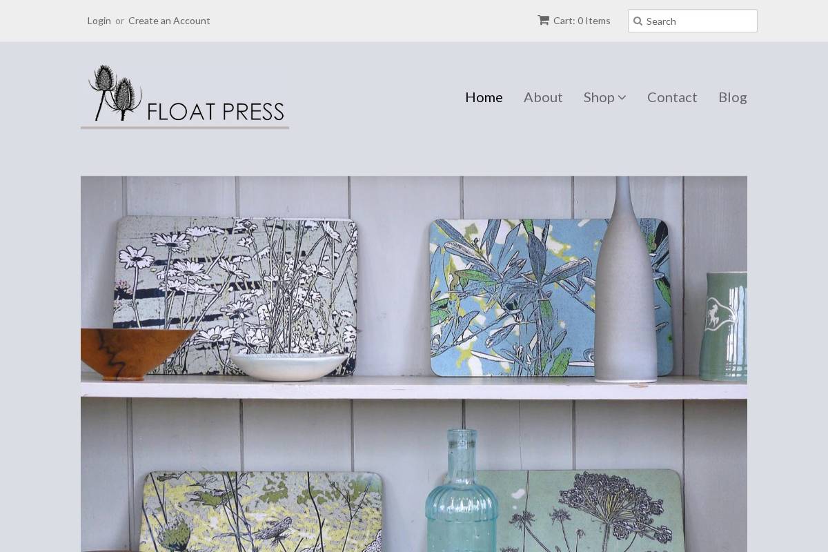floatpress.co.uk homepage screenshot