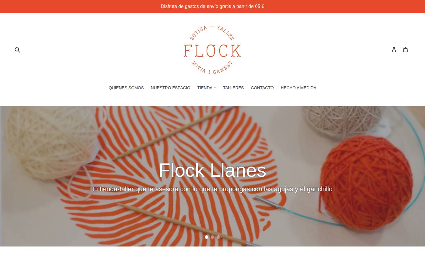 flockllanes.com homepage screenshot