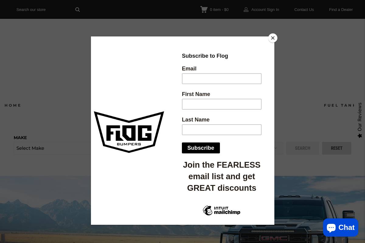 flogindustries.com homepage screenshot