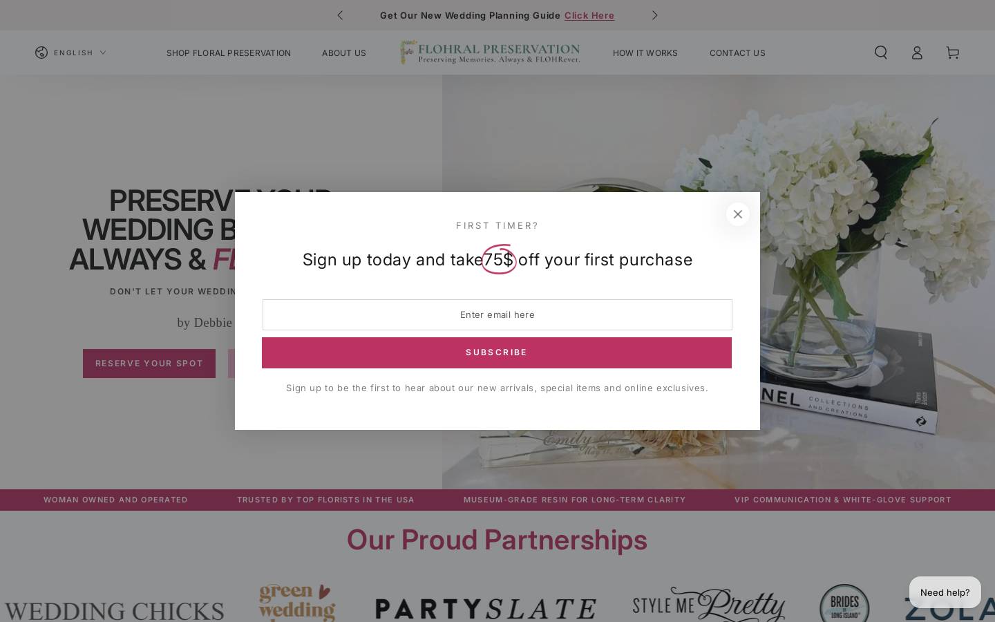 flohralpreservation.com homepage screenshot