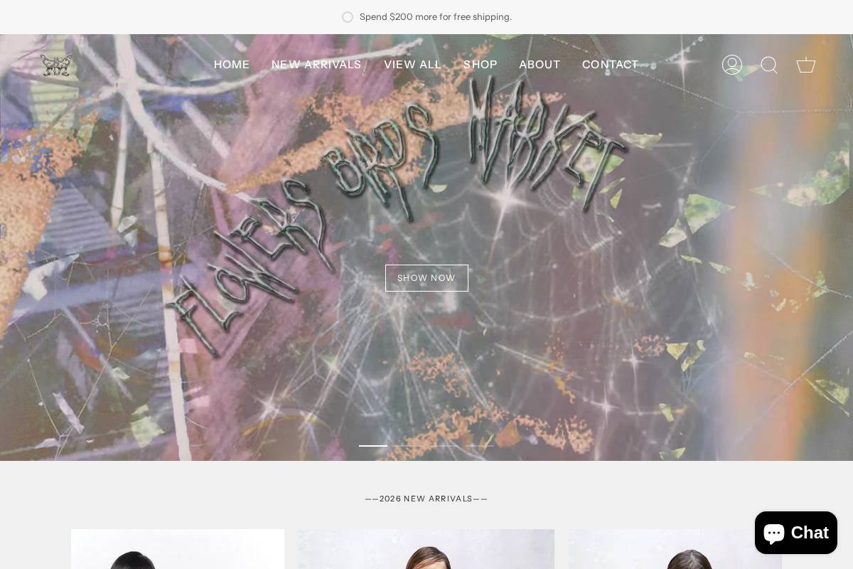 floirds-market.com homepage screenshot