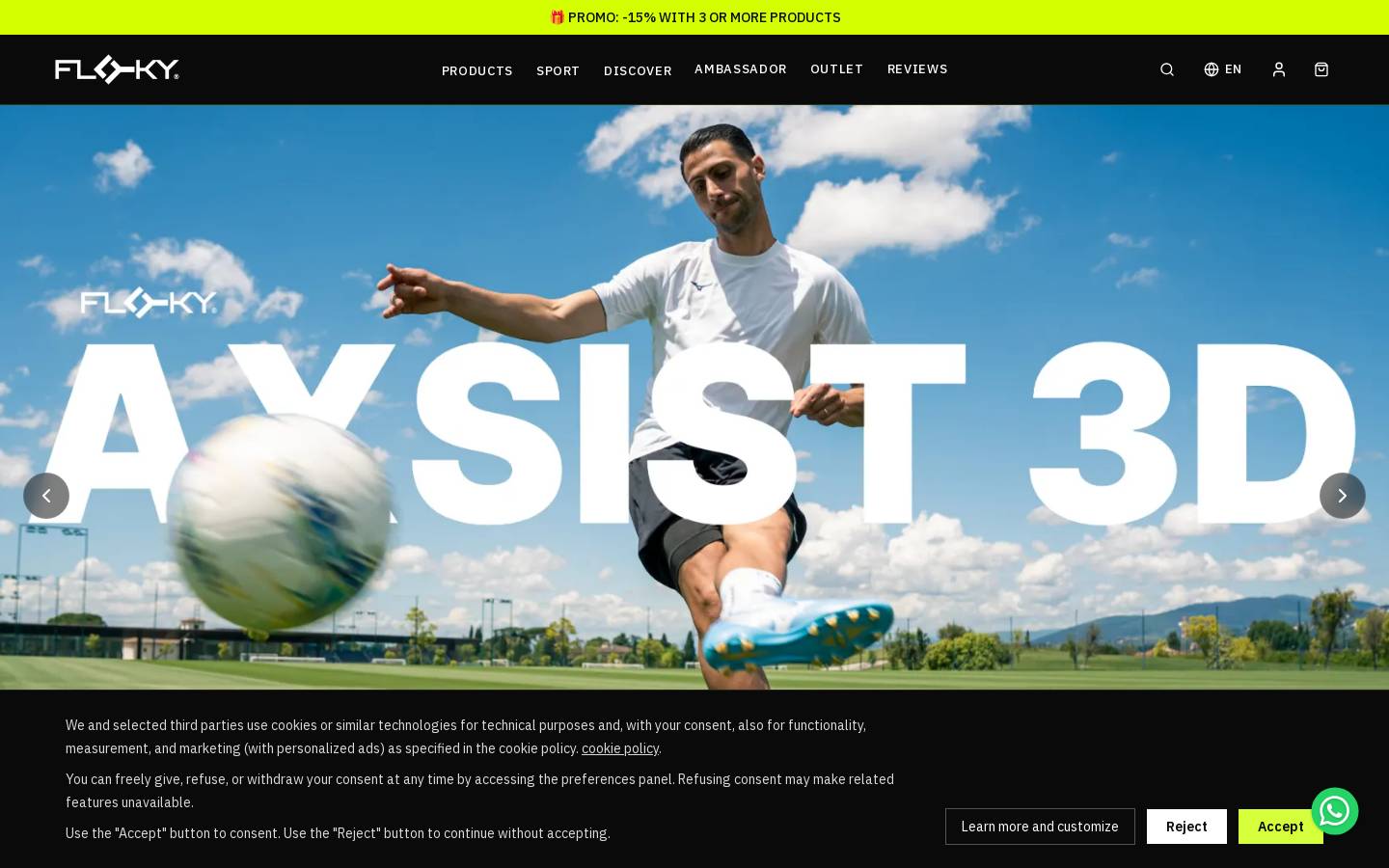 Floky homepage screenshot
