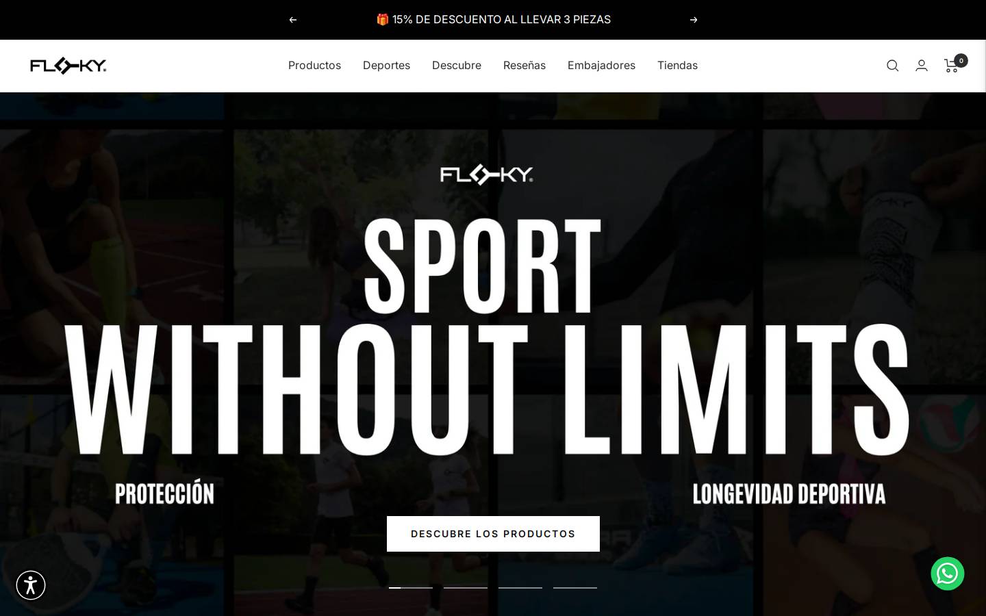 Floky homepage screenshot