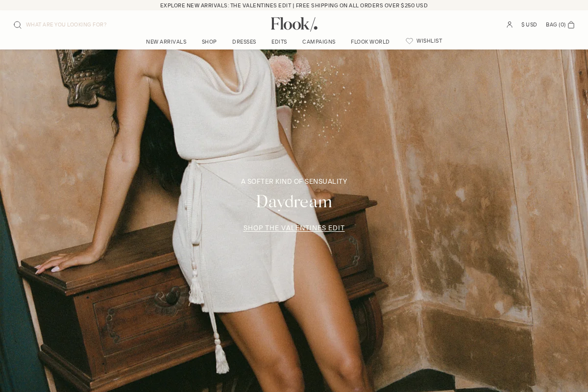 Flook The Label homepage screenshot