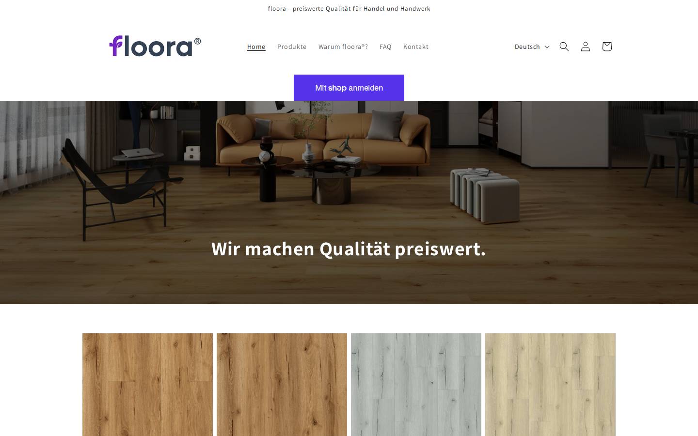 floora.eu homepage screenshot