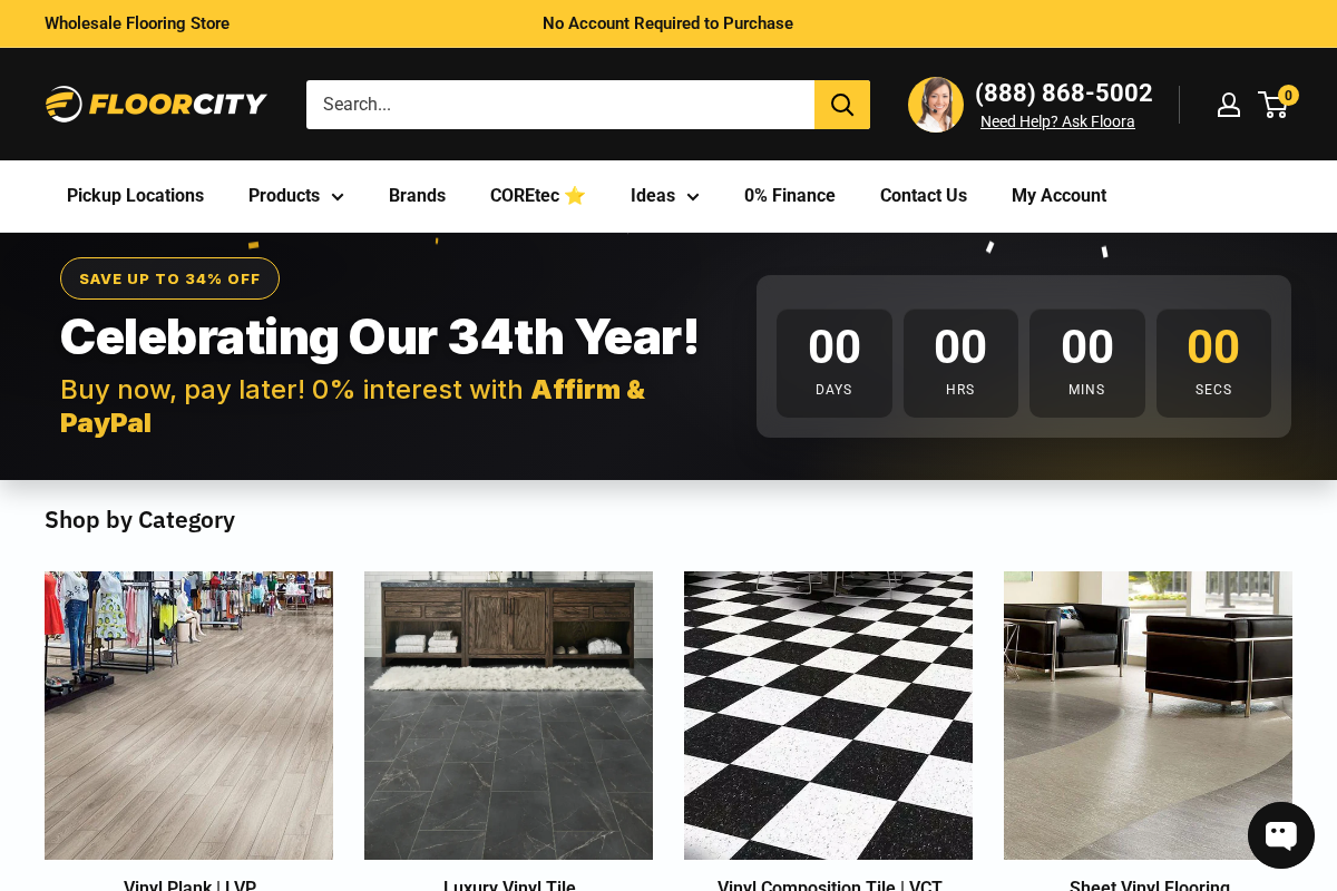 Floor City homepage screenshot