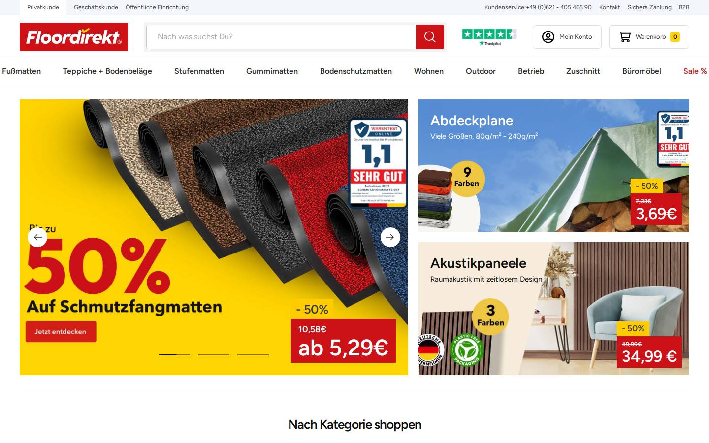 floordirekt.de homepage screenshot