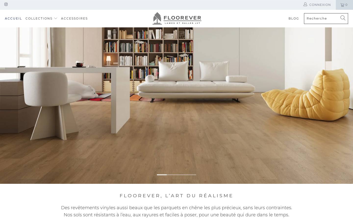 floorever.fr homepage screenshot