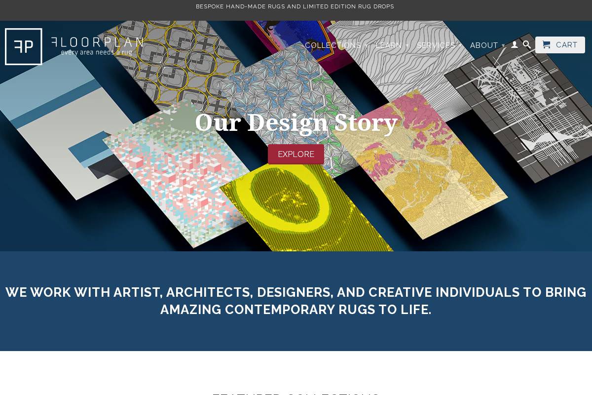floorplanrugs.com homepage screenshot