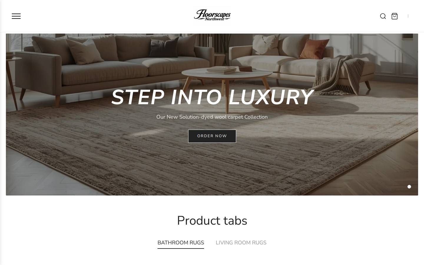 floorscapesnw.com homepage screenshot