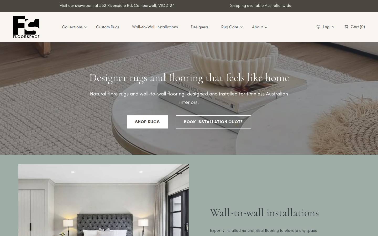 floorspace.com.au homepage screenshot
