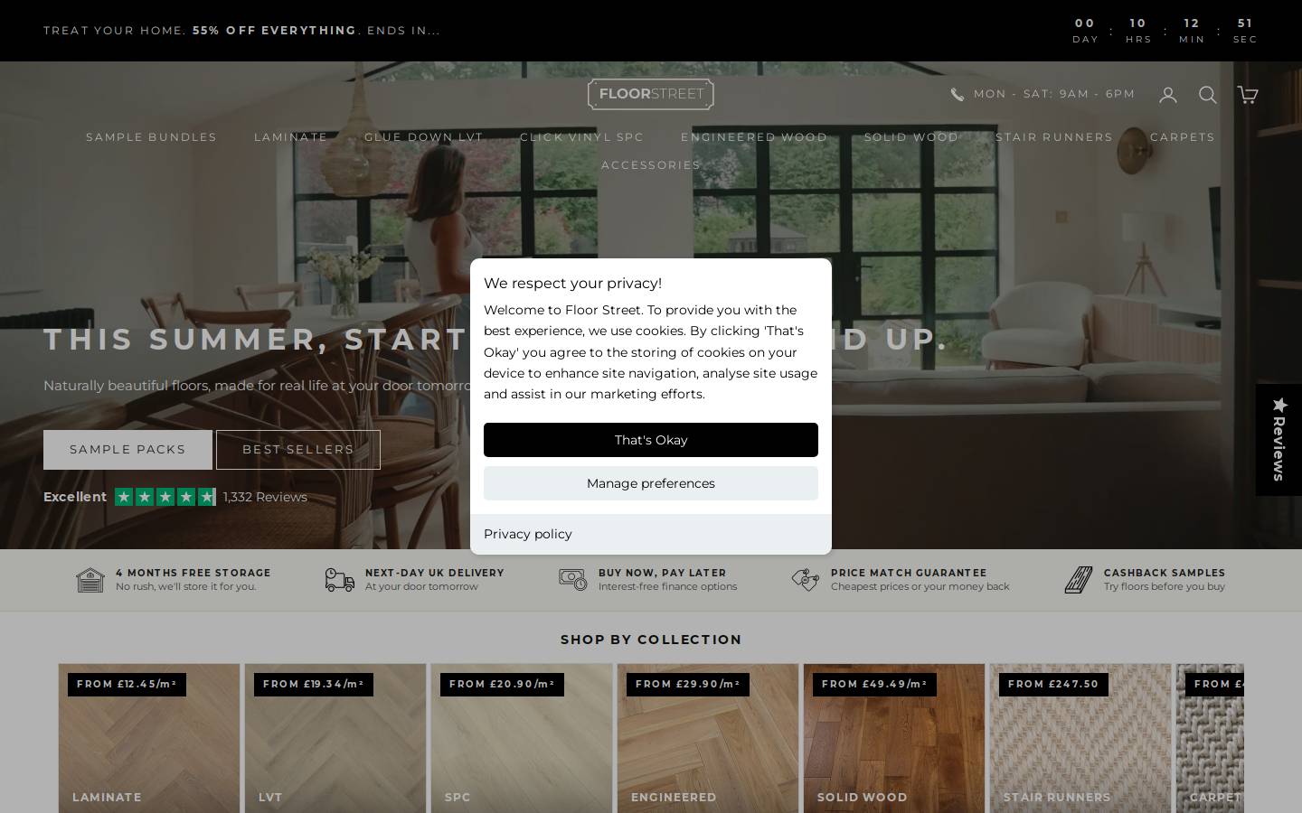 floorstreet.com homepage screenshot